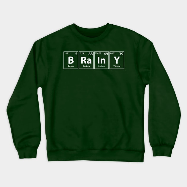 Brainy Elements Spelling Crewneck Sweatshirt by cerebrands
